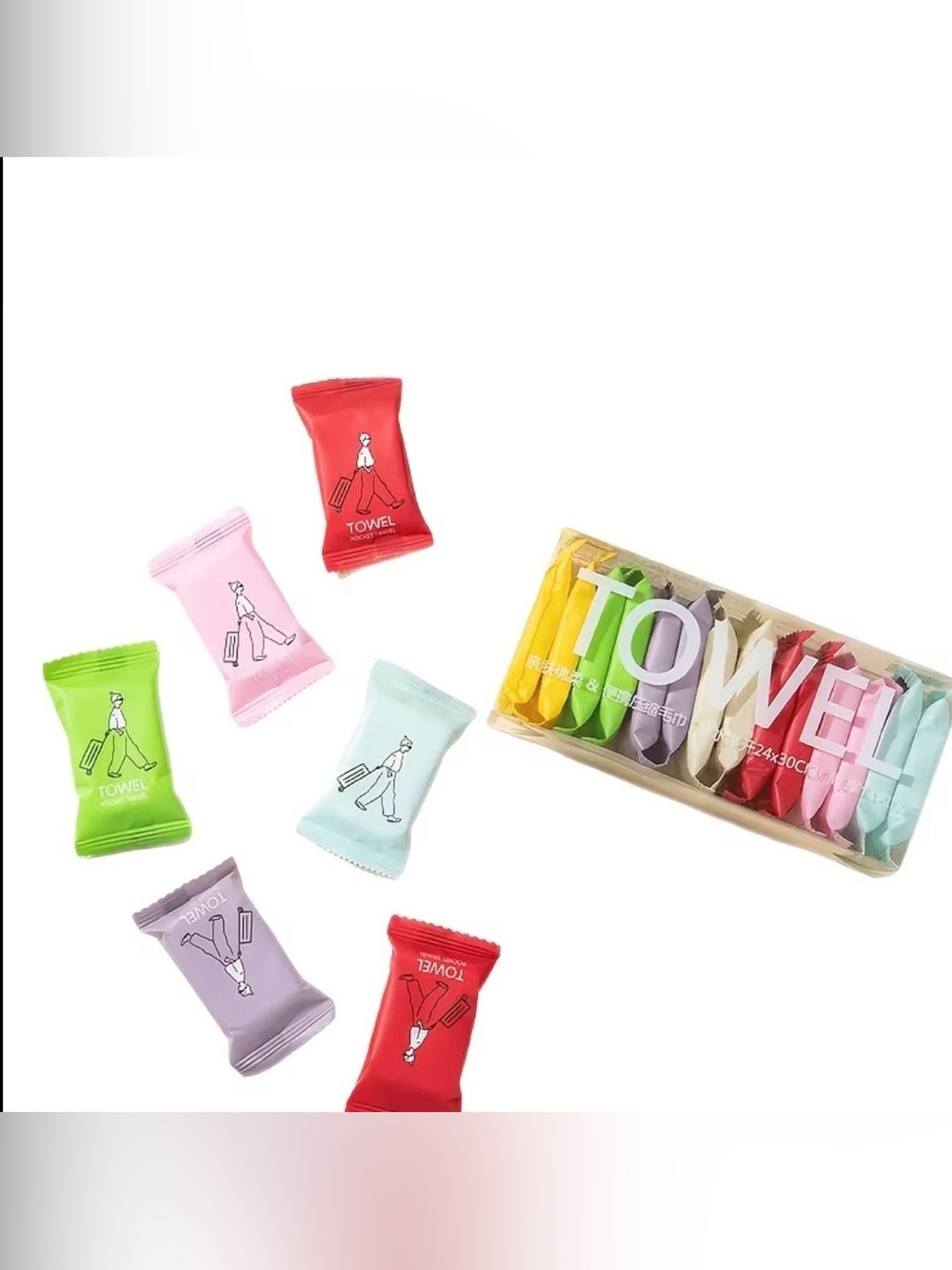 Disposable Compressed Travel Towels - 14 pack